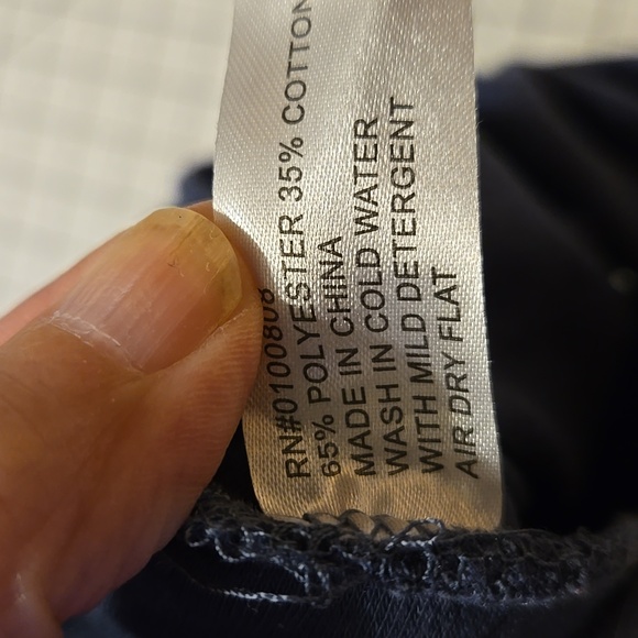 Blue Mock Turtleneck Dickie: MB - Picture 3 of 5